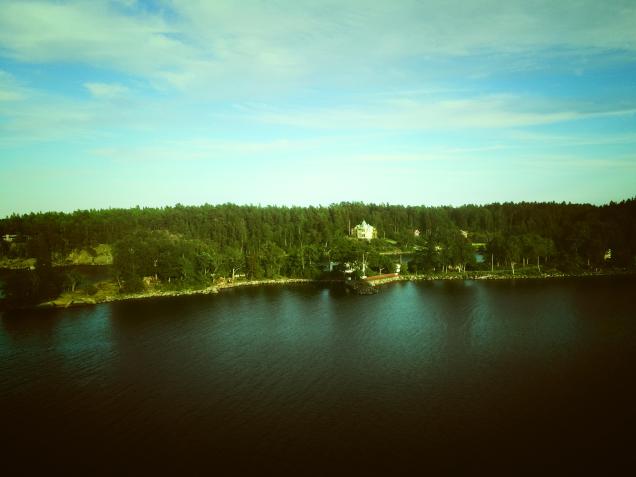 sweden island from cruise