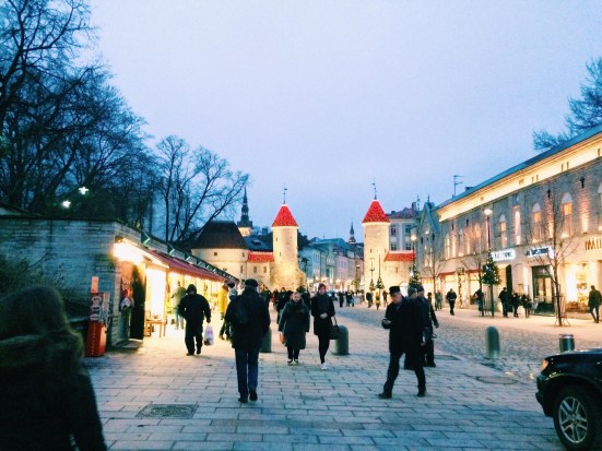 Tallinn's old town and Christmas